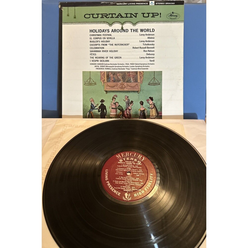 MERCURY SR-90361  CURTAIN UP HOLIDAYS ROUND THE WORLD Vinyl